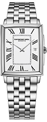 RAYMOND WEIL Toccata Herrenuhr - 5425 -ST -00300 - Rechteck - Quarz, Weiß