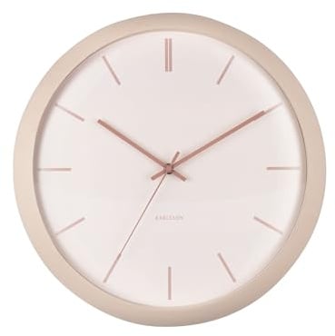 Karlsson Wanduhr Nirvana Globe - Braun - Ø40cm | Rund - Modern - Eisen - Wanduhr Modern Wohnzimmer - Wanduhren