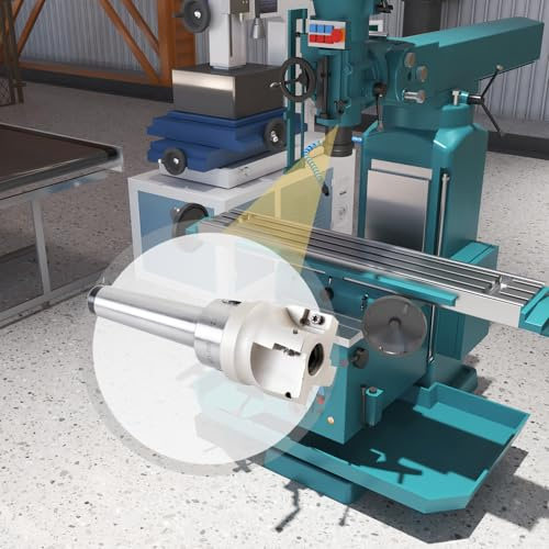 L-home 400R-50-22 Planfräser, Planfräser + Fräser, MT3-FMB22 Halter Verlängerung, 10 Stück APMT1604 CNC Wendeschneidplatten + T15-Schlüssel