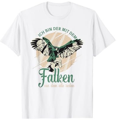 Falkner Motiv Falke Outfit Falkekostüm Falkenliebhaber T-Shirt