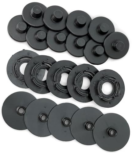 Click&Fit 5-Sätz Fußmatten Automatten Befestigungsclips Bodenteppich Clips Befestigung für VW Audi und andere Marken 8E08642299B9 8E0864227 8E08642299B9 3C08645239B9