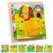 Würfelpuzzle Holz, Holzpuzzle 3D Würfelpuzzle Puzzlespiele 6 in 1 Tier-Motive Puzzle Ab 2 Jahre, 3D Bilderwürfel Puzzlespiele ab 1 2 3 4 Jahre, Montessori Lernspielzeug Geschenk für Jungen und Mädchen
