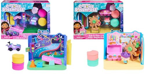 Gabby's Dollhouse Gabby et la Maison Magique Gabby et la Maison Magique Playset Deluxe La Salle De Jeu Chabriolette - Figurine Accessoires