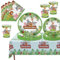 MORAINJAY 69P Jungle Safari Theme Party Tableware Set for Boys, Animal Happy Birthday Decorations for Kids,Paper Plates Cups Napkins Animals Baby Shower Party Supplies for 16 Guests