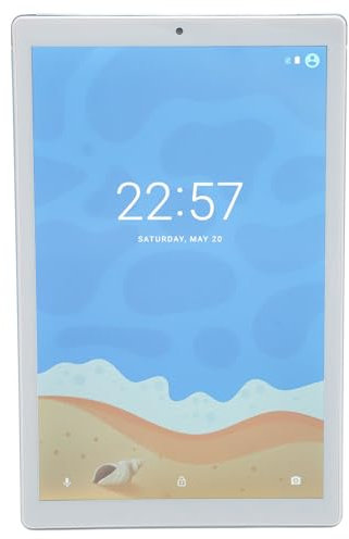ASHATA 10-Zoll-Tablet, 2,0-GHz-Octa-Core-Prozessor, 6 GB RAM, 128 GB ROM, 1200 X 1920 IPS-Display, 8000-mAh, WiFi-Tablet, 14.0, 20-MP-Kamera (Blue)