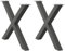 vidaXL Pieds de Table à Manger Forme de X 2 pcs 90x(72-73) cm Acier, Pied de Table, Pied de Table en métal, Pied de Meuble, Pied de Table de Meuble