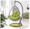 Rattan-Schaukelkissen für den Außenbereich, in Ei-Form, für Gartenmöbel, Braun