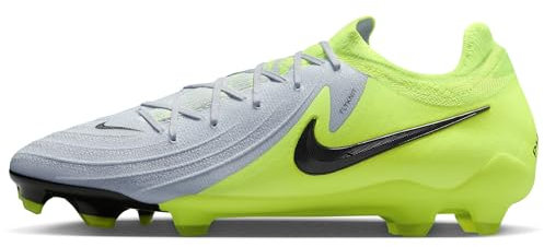 Nike Herren Phantom GX 2 Pro FG Low-Top-Fußballschuh, Metallic Silver/Black-Volt, 42.5 EU