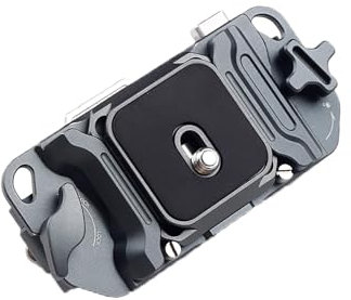 PUKOKO Clip per Zaino Della Fotocamera,Clip per Tracolla Della Fotocamera,Sistema di Sgancio Rapido Della Fotocamera con Fori a vite da 1/4'' per DSLR、Fotocamere Sportive