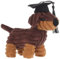 Apricot Lamb Abschluss Henry Dachshund Plüschtiere für Kinder, weiche niedliche Kuscheltier für Baby Mädchen und Jungen, Flauschige Abschluss Henry Dachshund Hund Braun 17 cm