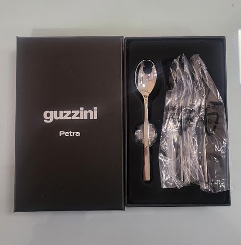 GUZZINI PETRA,SERVIZIO DA 6 CUCCHIAINI, STAINLESS STEEL 18/10