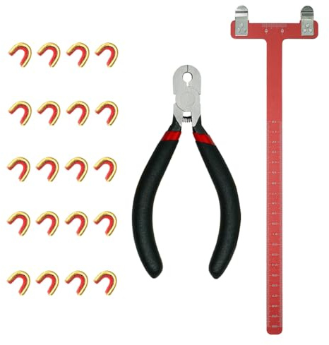 THREE ARCHERS Bogenschießen T Form Bogen Quadrat Lineal Nock Points Zange Set