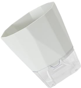 AMSLSIU Pot de fleurs à arrosage automatique Pot de fleurs paresseux automatique jardinière en plastique corde absorbant l'eau respirant pratique rond, Gris/L