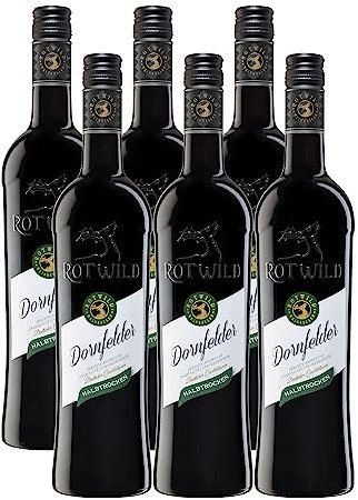 Rotwild Dornfelder Qualitätswein halbtrocken (6 x 0.75 l)