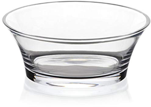 CRISTALICA Schale Schüssel Servierschale Salat Essen Buffet Glas Kristallklar 21 cm