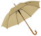 Preiswert&Gut Holzstockschirm Beige Regenschirm Durchmesser 103cm Stockschirm geeignet als Damenschirm oder Herrenschirm