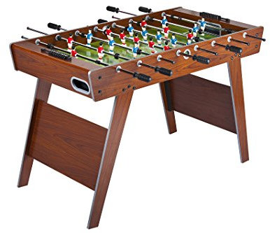 LEOMARK Tischfußball - Classic Fußball - Kicker, Tischkicker für Kinder, Kickertisch mit Zubehör, Kickertische, Tischkicker für Party und Spielzimmer, Dim: 122 x 61 x 79 (Höhe) cm