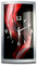Kreative Feder 3D Designer-Wanduhr in modernem Metallic-Design; leise Wanduhr wahlweise Funk oder Quarz mit glänzendem Motiv in Zwei Größen (Black & Red, 50x30cm; leises Funkuhrwerk)