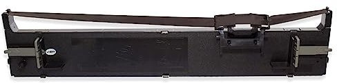 vhbw Farbband Nylonband Tintenband kompatibel mit Nadeldrucker Epson LQ-680, LQ-680K, LQ-690, LQ-690K, LQ680, LQ680K-II, LQ690 Ersatz für C13S015610, S015610.