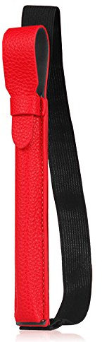 FINTIE Custodia Compatibile con Apple Pencil PRO e Apple Pencil (USB-C) e 1a/2a Gen - Slim Elastico Pencil Case con USB Tasca Adattatore Compatibile con iPad Custodia, Rosso