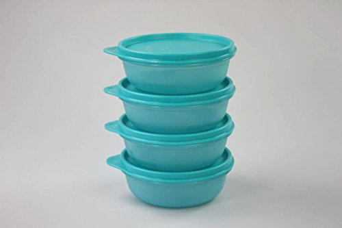 TUPPERWARE Salad bowl 300ml ble turquoise box (4)