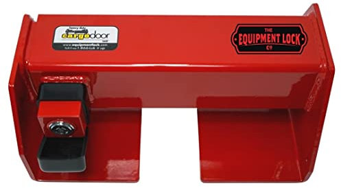 THE EQUIPMENT LOCK COMPANY HDCDL Cargo Door Lock, Red, Keyed Differently