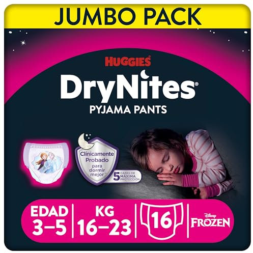 Dry Nites Pyjama Unterhosen Girl 3-5 Jahre, 1er Pack (1 x 16 Stück)