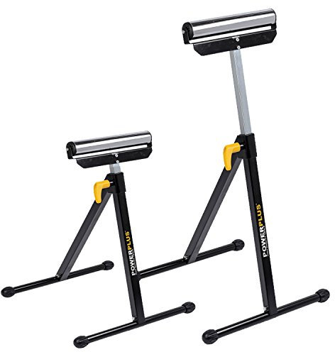 2 x klappbare Rollenböcke Rollbock Rollenbock Werkbank Materialständer höhenverstellbar 30cm breit - max 60 kg Last