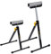 2 x klappbare Rollenböcke Rollbock Rollenbock Werkbank Materialständer höhenverstellbar 30cm breit - max 60 kg Last