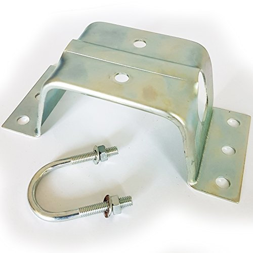 1” TV Aerial Mast/Pole Facia Bracket -Wall Clamp Mount- Outdoor/Loft/Caravan/Motor-Home/Mobile Satellite Dish
