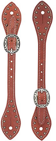 Weaver Leather Herren-Sporenriemen, ausgestellt, gebuttert, Leder, Canyon Rose