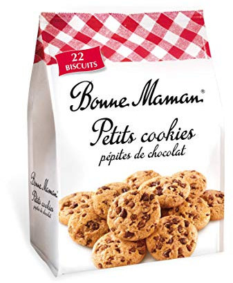 Bonne Maman Petits cookies aux pépites de chocolat - Le sachet de 22, 250g