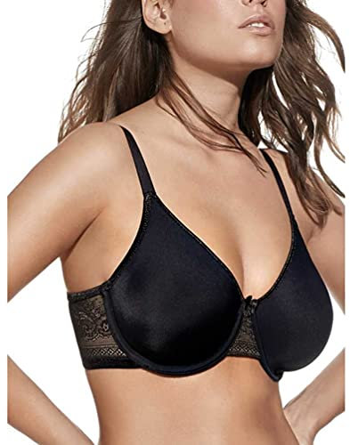 Selene, Reggiseno Donna con Morbida Fascia in Pizzo e Ferretto, Senza Imbottitura, Collezione Giovanna, Colore Terra, Taglia 4C