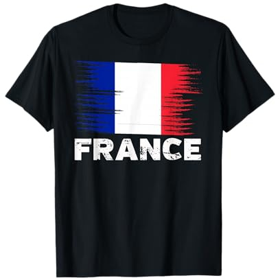 France - French Flag | Sports Soccer Football Gift T-Shirt