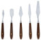 Quickdraw Supplies Set of 5 Metal Palette Knives Spatula Knife Set Artist Oil & Acrylic Paint Painting Kit