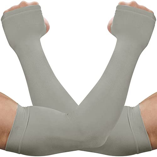 beister Cooling Arm Sleeves for Men & Women - UV Sun Protection Compression Arm Sleeves with Tattoo Cover