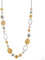 Bulinlin Silber Perplen Lang Kette für Damen Boho Statement Chain Halskette Modeschmuck Geburtstagsgeschenke für Frauen (52-Beige)