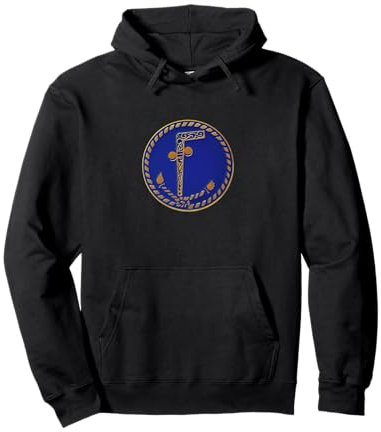 Tubal Cain Gehstock Freimaurer-Symbol Freimaurer-Hütte Freimaurer Pullover Hoodie