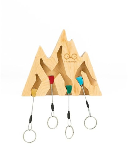 YY Vertical Schlüsselanhänger für die Wand, Berg mit Klemmen