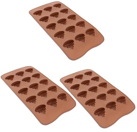 BESTonZON 3 Stück 15 Kot Schimmel Café-bäckereiformen Süßigkeitenform Silikon Lustige Poop-formen Silikon Wiederverwendbare Am Stielformen Kuchenform Backen 3d Polymer-ton Pudding