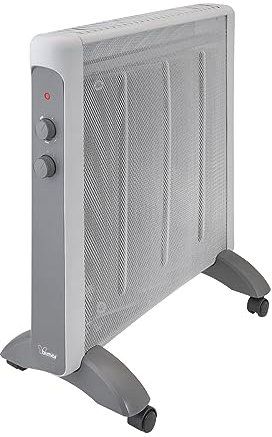 Bimar HC515 Termoconvettore a Convezione Naturale in Mica, Stufa Elettrica 2000W a Basso Consumo, Termostato Regolabile, 2 Potenze di Riscaldamento, Silenzioso e Trasportabile