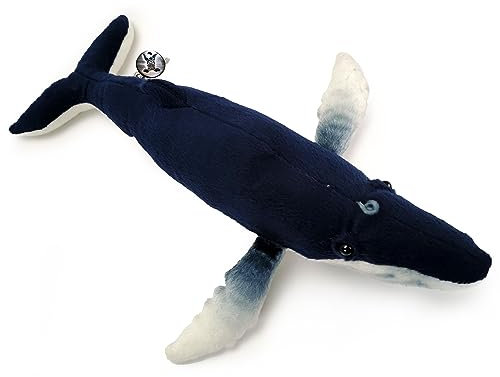 Kuscheltiere.biz Buckelwal Premium Plüschtier Wal Fisch Blaulwal Bartenwal Dekotier WALAA