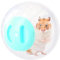 Boule Hamster 14,5cm, Balle d'exercice pour Hamster, Transparent Roues D'exercices pour Petits Animaux, Ballon de Course pour Hamster, Gerbille, Cochon d'Inde, Hérisson Exercice (Bleu)