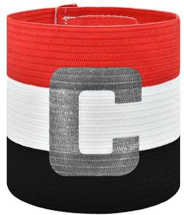Mezeic Kapitänsbinde Classi C Kapitänsbänder Unisex Kapitäns Armband Jugendliche & Erwachsene Kapitänsbinde Fussball Elastisch Einstellbare Sport Armbinde