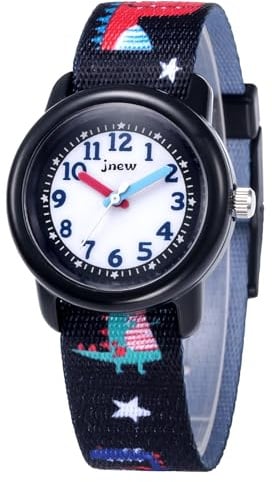 Bigmeda Kinderuhr Einhorn Armbanduhr Tierdrucke Textil Armband Analoge Junge Mädchen