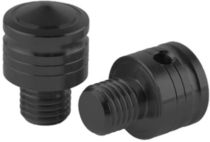 PBAHAUP Tapas de Espejos de Motocicleta, 1 par de Tornillos de Bloqueo de Espejo, Tapones de Bloqueo de Espejo de Motocicleta, Tornillos Espejo retrovisor, para Varios Motocicleta, Negro, 10 mm