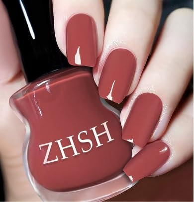 Color Changing Nail Polish Sets, Temperature Colour Changing Quick Dry Nail Varnish Sets, Long-Lasting Glitter Nail Polish DIY at Home Nail Varnish Sets for Women Without Use UV Lamp (Red Set, 1)