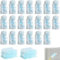 20PCS Flash Dust Magnet Refill Detachable Easily Adsorbs Dust Dusters for Cleaning Soft and Fine Disposable Pledge Fluffy Dusters Refills for Cleaning Blinds Office Home Fans Dust Dirt