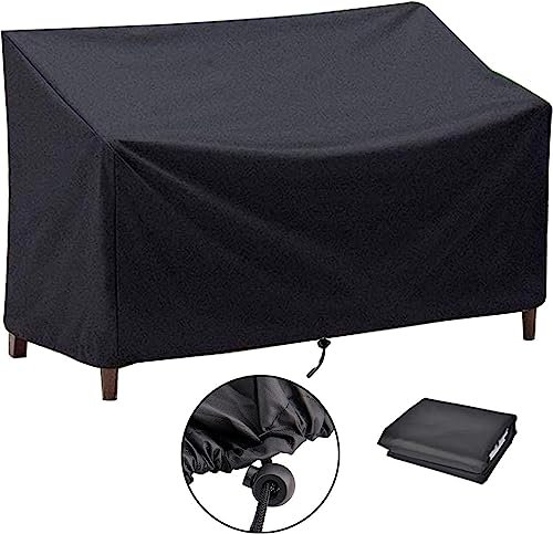 Abdeckung für Terrassenmöbel im Freien, 160 x 120 x 90 cm, wasserdicht und 420D Anti-UV, Oxford-Stoff, Garten-Sitzbezug, für Stuhl, Tisch, Rattan-Sofa