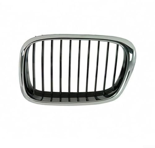 Für BMW E39 Nieren Kühlergrill Chrom Schwarz vorne für 525i 528i 540i M5, OEM Fitment 1997 2003 (rechts)